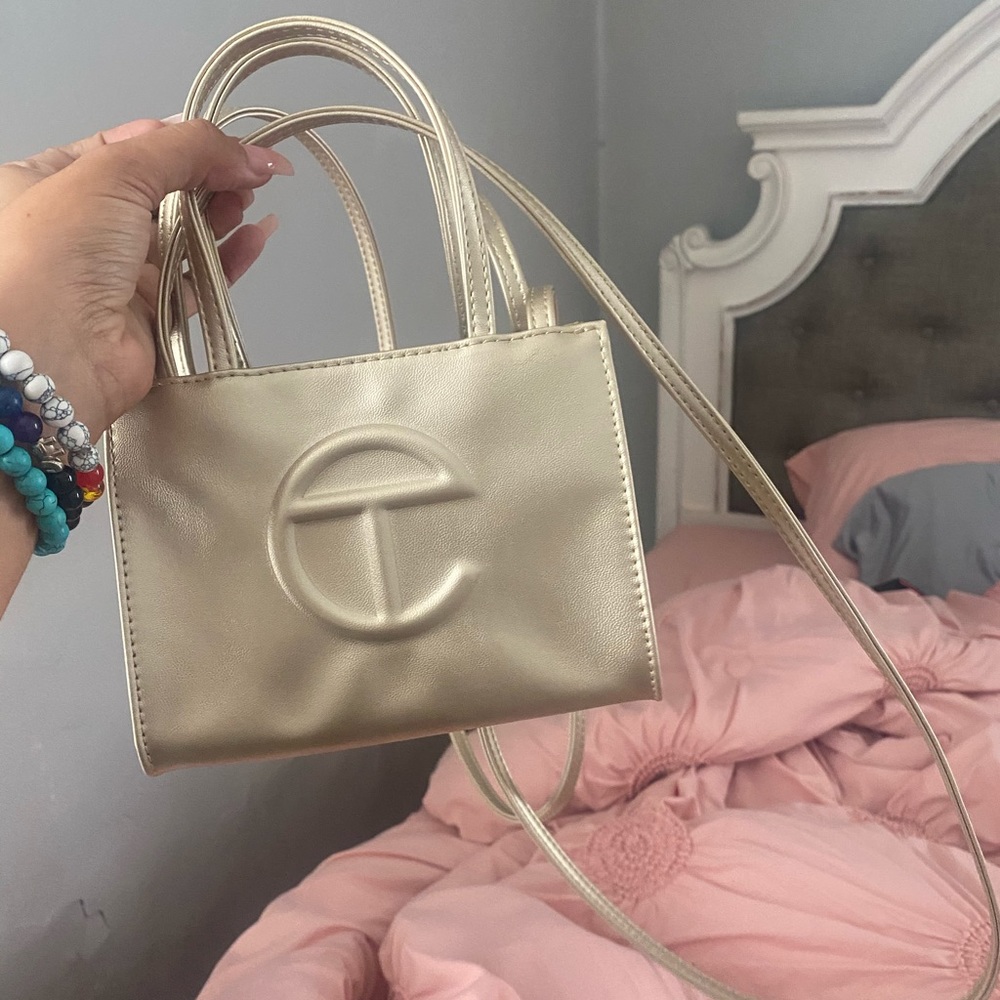Bronze Telfar Bag